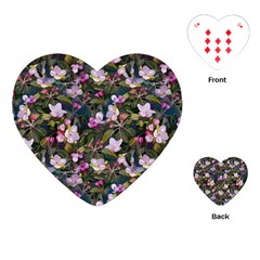 Apple Blossom  Playing Cards Single Design (heart) by SychEva