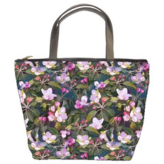 Apple Blossom  Bucket Bag by SychEva