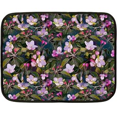 Apple Blossom  Double Sided Fleece Blanket (mini)  by SychEva