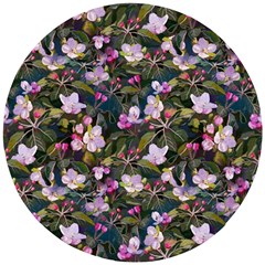 Apple Blossom  Wooden Puzzle Round by SychEva