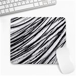 Galaxy Motion Black And White Print 2 Large Mousepads Front