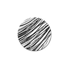 Galaxy Motion Black And White Print 2 Golf Ball Marker (4 Pack) by dflcprintsclothing