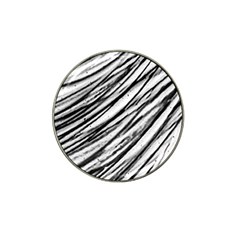 Galaxy Motion Black And White Print 2 Hat Clip Ball Marker (4 Pack) by dflcprintsclothing