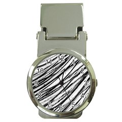 Galaxy Motion Black And White Print 2 Money Clip Watches by dflcprintsclothing