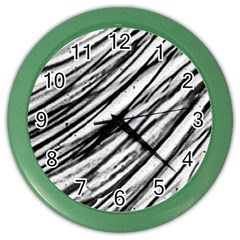 Galaxy Motion Black And White Print 2 Color Wall Clock by dflcprintsclothing