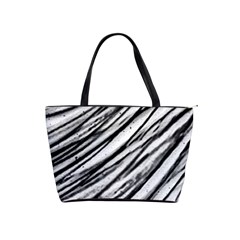 Galaxy Motion Black And White Print 2 Classic Shoulder Handbag by dflcprintsclothing