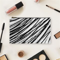 Galaxy Motion Black And White Print 2 Cosmetic Bag (medium) by dflcprintsclothing