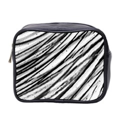 Galaxy Motion Black And White Print 2 Mini Toiletries Bag (two Sides)