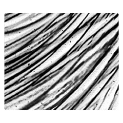 Galaxy Motion Black And White Print 2 Double Sided Flano Blanket (small)  by dflcprintsclothing