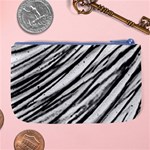 Galaxy Motion Black And White Print 2 Large Coin Purse Back