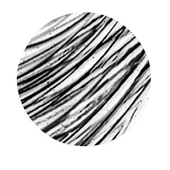 Galaxy Motion Black And White Print 2 Mini Round Pill Box (pack Of 3) by dflcprintsclothing