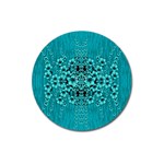 Blue Flowers So Decorative And In Perfect Harmony Magnet 3  (Round) Front