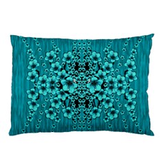 Blue Flowers So Decorative And In Perfect Harmony Pillow Case