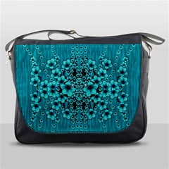 Blue Flowers So Decorative And In Perfect Harmony Messenger Bag