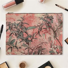 Botanic Grunge Motif Artwork Cosmetic Bag (xl) by dflcprintsclothing