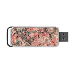 Botanic Grunge Motif Artwork Portable Usb Flash (two Sides) by dflcprintsclothing