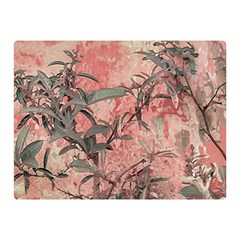 Botanic Grunge Motif Artwork Double Sided Flano Blanket (mini) 