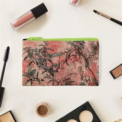 Botanic Grunge Motif Artwork Cosmetic Bag (xs) by dflcprintsclothing