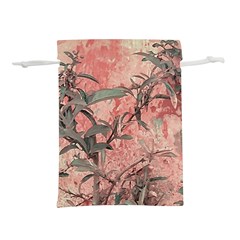 Botanic Grunge Motif Artwork Lightweight Drawstring Pouch (l) by dflcprintsclothing