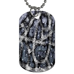 Glithc Grunge Abstract Print Dog Tag (one Side) by dflcprintsclothing