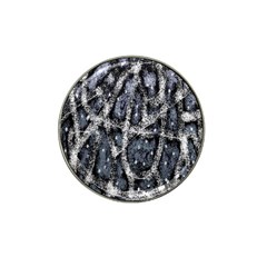 Glithc Grunge Abstract Print Hat Clip Ball Marker