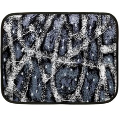 Glithc Grunge Abstract Print Double Sided Fleece Blanket (mini) 