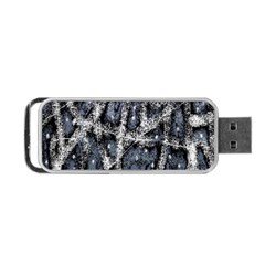 Glithc Grunge Abstract Print Portable Usb Flash (one Side) by dflcprintsclothing