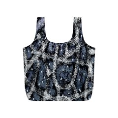 Glithc Grunge Abstract Print Full Print Recycle Bag (s) by dflcprintsclothing