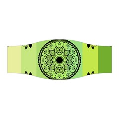 Green Grid Cute Flower Mandala Stretchable Headband