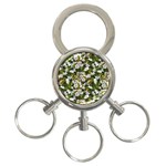 Blooming Garden 3-Ring Key Chain Front