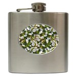 Blooming Garden Hip Flask (6 oz) Front