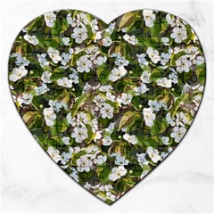 Blooming Garden Jigsaw Puzzle (heart) by SychEva