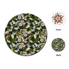 Blooming Garden Playing Cards Single Design (round) by SychEva