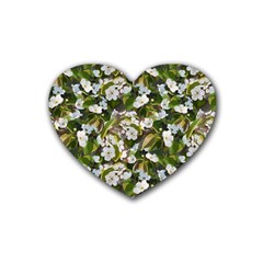 Blooming Garden Heart Coaster (4 Pack)  by SychEva