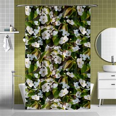 Blooming Garden Shower Curtain 48  X 72  (small)  by SychEva