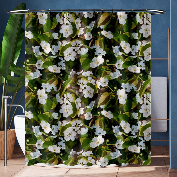 Blooming Garden Shower Curtain 60  x 72  (Medium) 