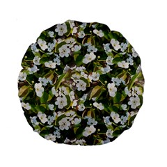 Blooming Garden Standard 15  Premium Round Cushions by SychEva