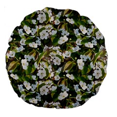 Blooming Garden Large 18  Premium Round Cushions by SychEva