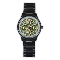 Blooming Garden Stainless Steel Round Watch by SychEva