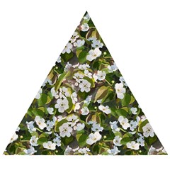 Blooming Garden Wooden Puzzle Triangle by SychEva