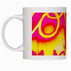 Pop Art Love Graffiti White Mugs by essentialimage365