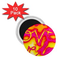 Pop Art Love Graffiti 1 75  Magnets (10 Pack)  by essentialimage365