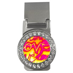 Pop Art Love Graffiti Money Clips (cz)  by essentialimage365