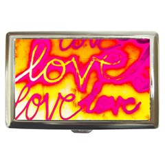 Pop Art Love Graffiti Cigarette Money Case by essentialimage365