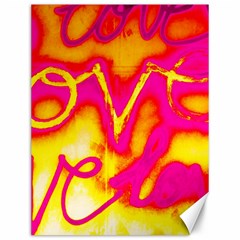 Pop Art Love Graffiti Canvas 12  X 16  by essentialimage365