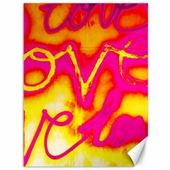 Pop Art Love Graffiti Canvas 36  X 48  by essentialimage365