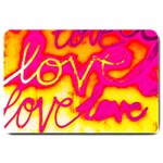 Pop Art Love Graffiti Large Doormat  30 x20  Door Mat