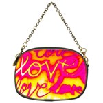 Pop Art Love Graffiti Chain Purse (Two Sides) Front