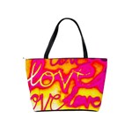 Pop Art Love Graffiti Classic Shoulder Handbag Back