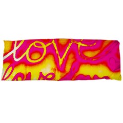 Pop Art Love Graffiti Body Pillow Case Dakimakura (two Sides) by essentialimage365